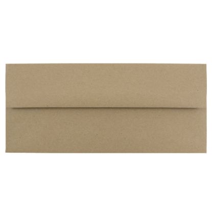 Picture of JAM PAPER #10 Business Premium Envelopes, 4 1/8 x 9 1/2, Brown Kraft Paper Bag, 25/Pack