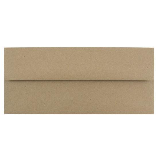 Picture of JAM PAPER #10 Business Premium Envelopes, 4 1/8 x 9 1/2, Brown Kraft Paper Bag, 25/Pack