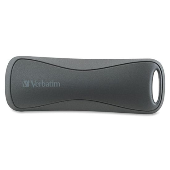 Picture of Verbatim SD/Memory Stick Pocket Card Reader, USB 2.0 - Graphite - Secure Digital (SD) Card, Memory Stick, MultiMediaCard (MMC) - USB 2.0External - 1 Pack"