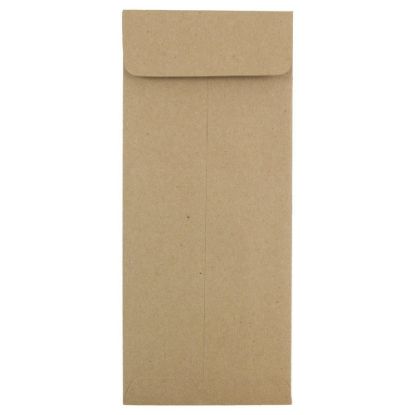 Picture of JAM Paper #10 Policy Envelopes, Gummed Seal, 100% Recycled, Brown, Pack Of 25