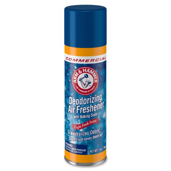 Picture of Arm & Hammer Deodorizing Air Freshener Spray - Spray - 7 fl oz (0.2 quart) - Light Fresh - 1 Each - Odor Neutralizer