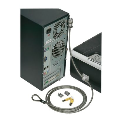 Picture of SKILCRAFT Computer Lock Down Kit, Gray