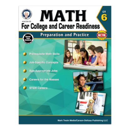 Picture of Carson-Dellosa Math For College And Career Readiness Workbook, Grade 6