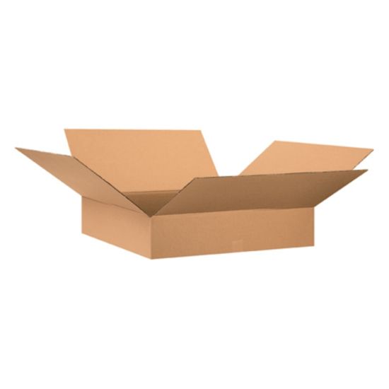 Picture of Partners Brand Flat Corrugated Boxes 30in x 30in x 6in, Bundle of 15