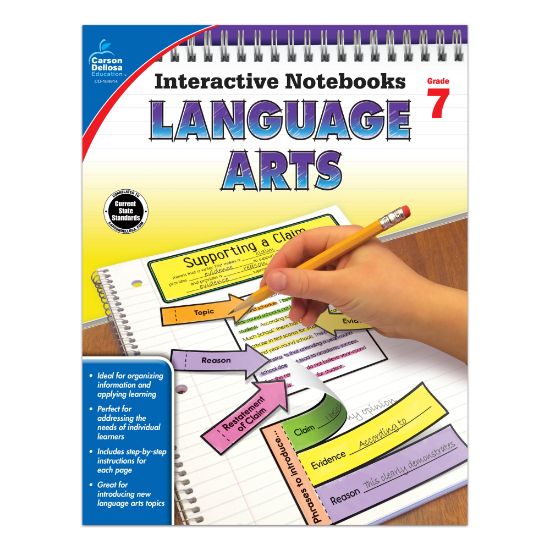 Picture of Carson-Dellosa Interactive Language Arts Notebook, Grade 7