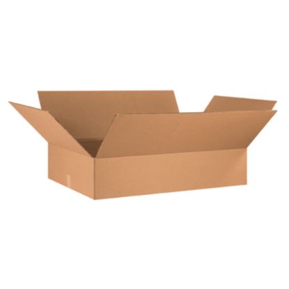 Picture of Partners Brand Flat Corrugated Boxes, 36in x 24in x 8in, Kraft, Bundle of 10