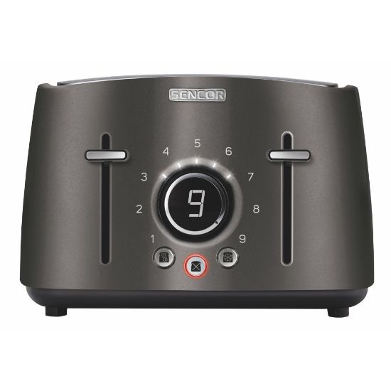 Picture of Sencor STS6071GR 4-Slot Toaster With Rack, Black