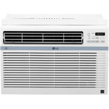 Picture of LG Window-Mounted Air Conditioner, 8,000 BTU, 12 7/16inH x 19 5/8inW x 19 7/16inD, White