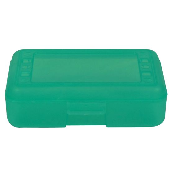 Picture of Romanoff Products Pencil Boxes, 8 1/2inH x 5 1/2inW x 2 1/2inD, Lime, Pack Of 12