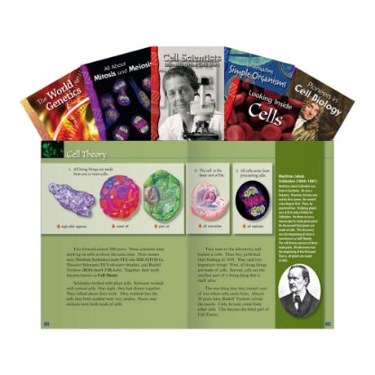 Picture of Teacher Created Materials Cellular Biology Book Set, Grades 6 - 8, Set Of 6 Books