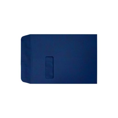 Picture of LUX #9 1/2 Open-End Window Envelopes, Top Left Window, Self-Adhesive, Navy, Pack Of 1,000