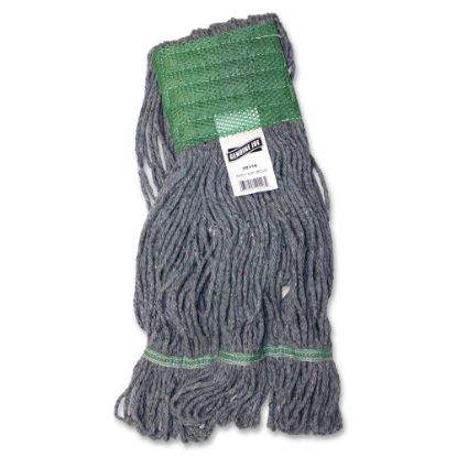 Picture of Genuine Joe 5in Headband Earth Mop Refill - Polyester Fiber