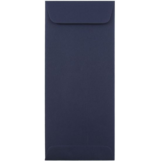 Picture of JAM Paper #10 Policy Envelopes, Gummed Seal, Navy Blue, Pack Of 25