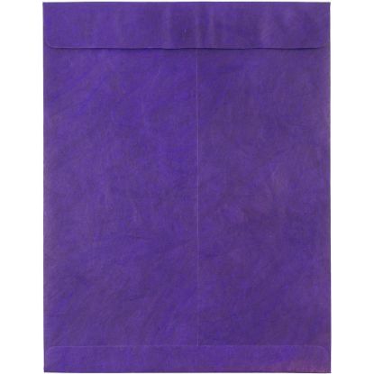 Picture of JAM Paper Tyvek Open-End 10in x 13in Catalog Envelopes, Self-Adhesive, Purple, Pack Of 25