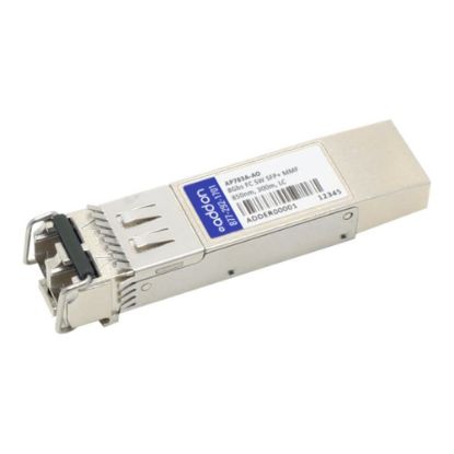 Picture of AddOn - SFP+ transceiver module (equivalent to: HP AP783A) - 8Gb Fibre Channel (SW) - Fibre Channel - LC multi-mode - up to 984 ft - 850 nm - TAA Compliant - for HPE SN8500C/SN8700C 48, SN8700C 4-slot, SN8700C 64, SN8700C 8-slot