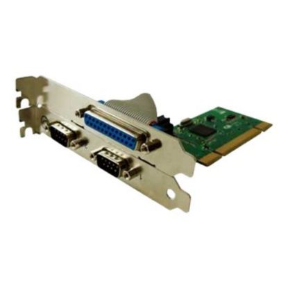 Picture of Perle SPEED2 LE1P - Parallel/serial adapter - PCI low profile - RS-232 x 2 + IEEE 1284 x 1