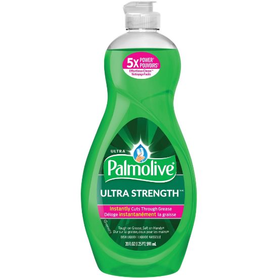 Picture of Palmolive Ultra Strength Liquid Dishwashing Soap, 20 Oz Bottle, Case Of 9