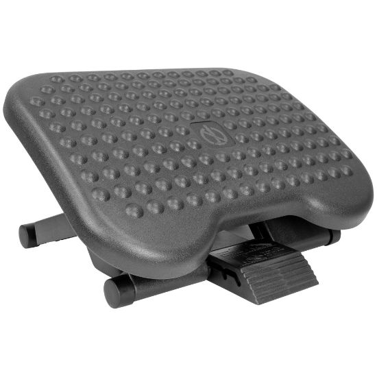 Picture of Mount-It! Ergonomic Adjustable Office Footrest, 18in x 14in, Black