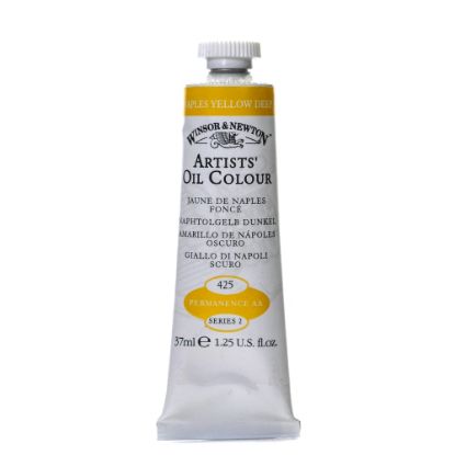 Picture of Winsor & Newton Artists Oil Colors, 37 mL, Naples Yellow Deep, 425, Pack Of 2