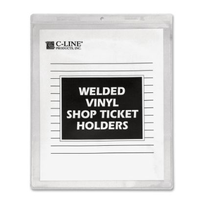 Picture of C-Line Vinyl Shop Seal Ticket Holders, 8 1/2in x 11in, Box Of 50