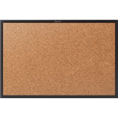 Picture of Quartet Classic Cork Bulletin Board, 48in x 72in, Aluminum Frame With Black Finish