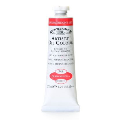 Picture of Winsor & Newton Artists Oil Colors, 37 mL, Quinacridone Red, 548