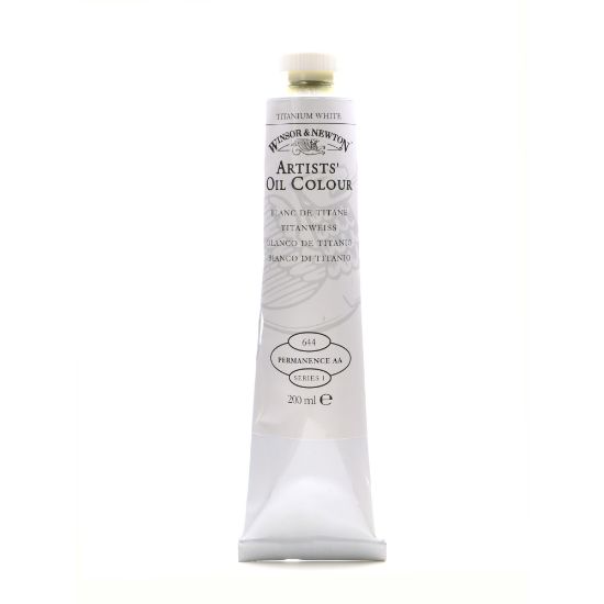 Picture of Winsor & Newton Artists Oil Colors, 200 mL, Titanium White, 644