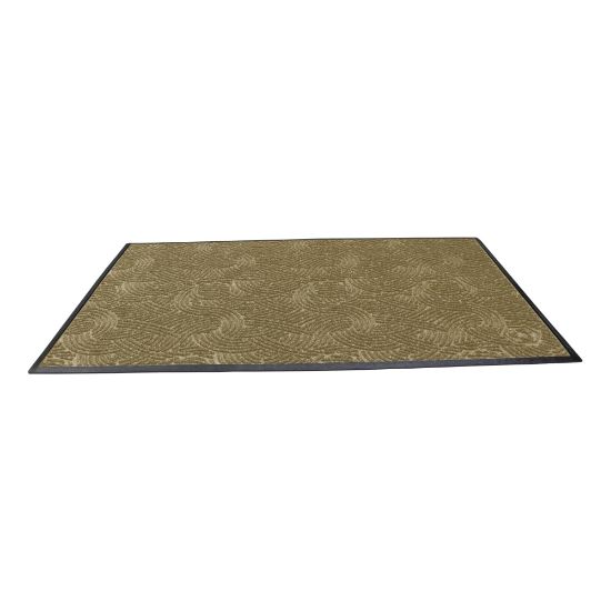 Picture of Waterhog Plus Swirl Floor Mat, 48in x 72in, Khaki