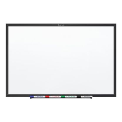 Picture of Quartet Classic Magnetic Dry-Erase Whiteboard, 48in x 72in, Aluminum Frame With Black Finish