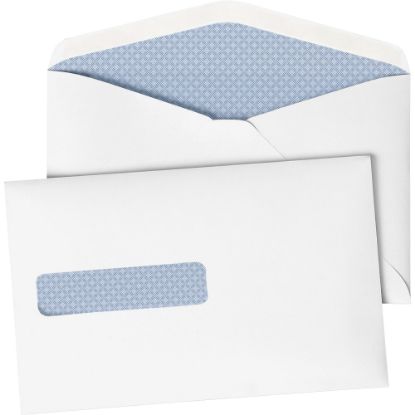 Picture of Quality Park Postage Saving Window Envelopes - Booklet - #10 1/2 - 9 1/2in Width x 6in Length - Gummed - Paper - 500 / Box - White