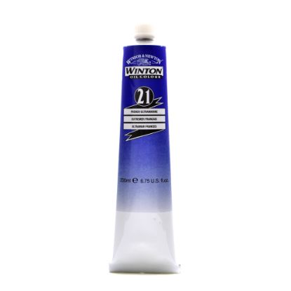 Picture of Winsor & Newton Winton Oil Colors, 200 mL, French Ultramarine, 21