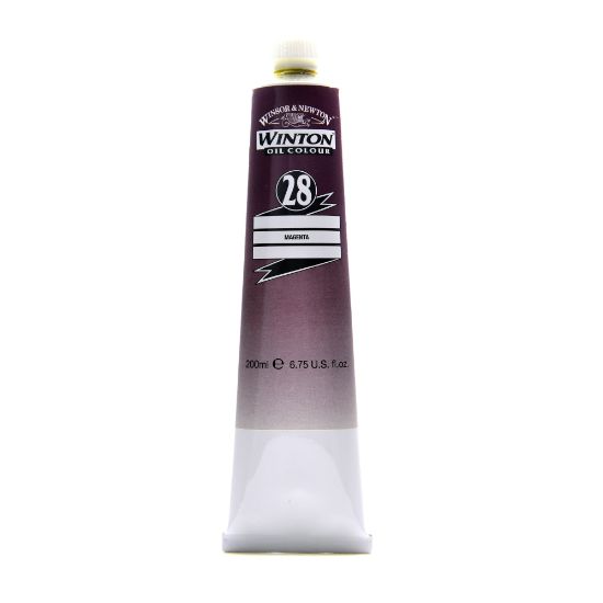 Picture of Winsor & Newton Winton Oil Colors, 200 mL, Magenta, 28