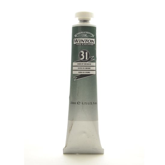 Picture of Winsor & Newton Winton Oil Colors, 200 mL, Oxide Of Chromium, 31