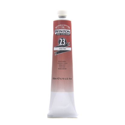 Picture of Winsor & Newton Winton Oil Colors, 200 mL, Indian Red, 23