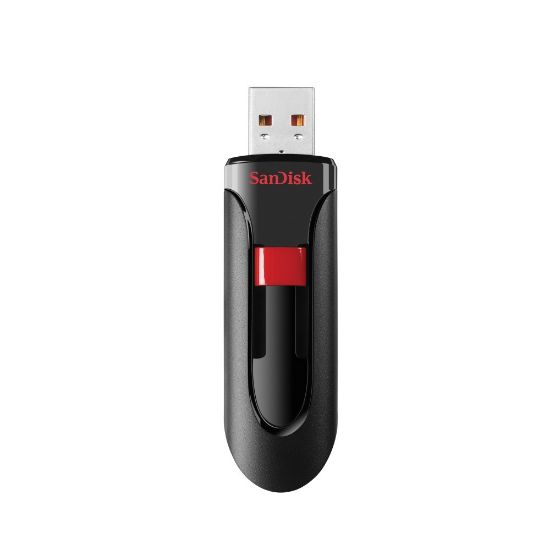 Picture of SanDisk Cruzer Glide USB 2.0 Flash Drive, 128GB, Black