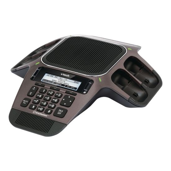 Picture of VTech ErisStation VCS754 - Conference VoIP phone with caller ID - 3-way call capability - SIP - 3 lines - gunmetal