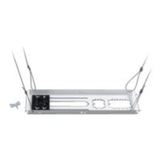 Picture of Chief Speed-Connect CMS-440 - Mounting kit (ceiling mount, suspended ceiling plate) - for projector - white - ceiling mountable