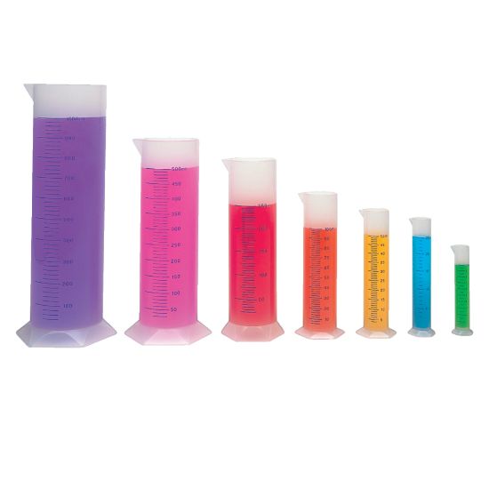 Picture of Learning Resources Graduated Cylinders, Grades 6 - 12, Pack Of 7