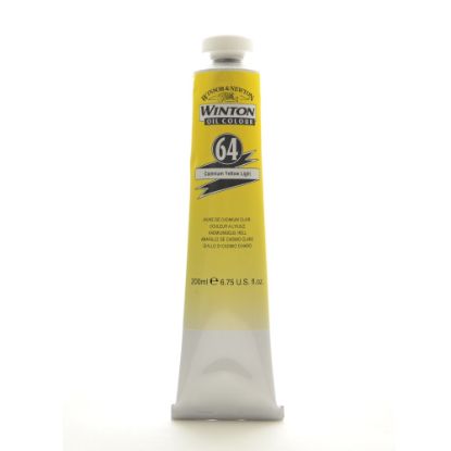 Picture of Winsor & Newton Winton Oil Colors, 200 mL, Cadmium Yellow Light, 64