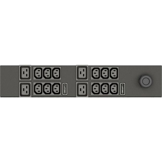 Picture of Vertiv Geist Monitored Rack PDU - (12) C13| (4) C19| L6-30P| 208V| RPDU - Monitored - 12 x IEC 60320 C13, 4 x IEC 60320 C19 - 230 V - Horizontal - Rack Mount - Rack-mountable