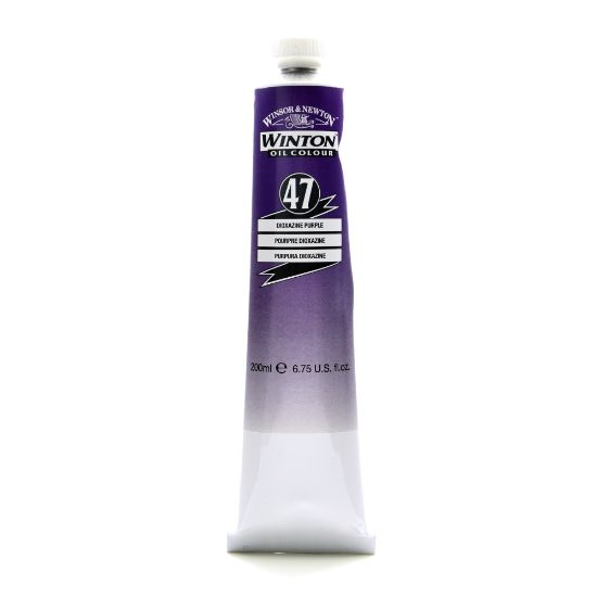 Picture of Winsor & Newton Winton Oil Colors, 200 mL, Dioxazine Purple, 47