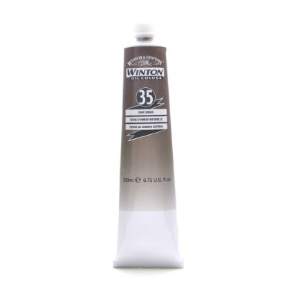 Picture of Winsor & Newton Winton Oil Colors, 200 mL, Raw Umber, 35