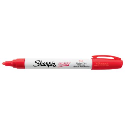 Picture of Sharpie Paint Marker, Bullet Point, Red