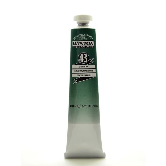 Picture of Winsor & Newton Winton Oil Colors, 200 mL, Viridian Hue, 43