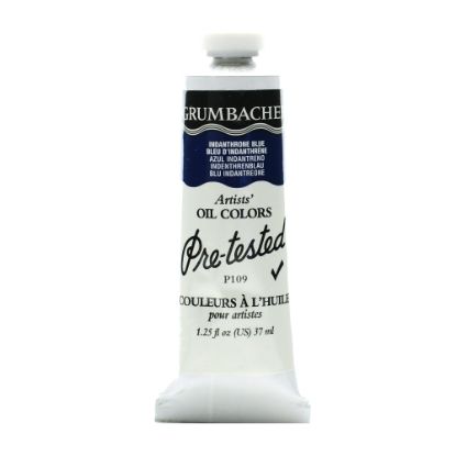 Picture of Grumbacher P109 Pre-Tested Artists Oil Colors, 1.25 Oz, Indanthrone Blue