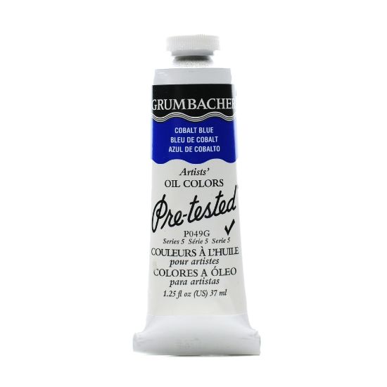 Picture of Grumbacher P049 Pre-Tested Artists Oil Colors, 1.25 Oz, Cobalt Blue