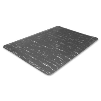 Picture of Genuine Joe Anti-Fatigue Mat, 3ft x 5ft, Gray Marble