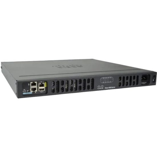 Picture of Cisco 4331 Router - 3 Ports - 3 RJ-45 Port(s) - Management Port - 6 - 4 GB - Gigabit Ethernet - 1U - Rack-mountable, Wall Mountable - 90 Day