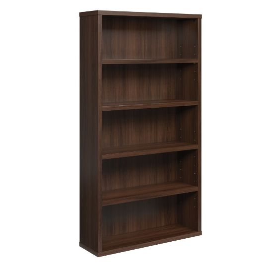 Picture of Sauder Affirm Commercial 66inH 5-Shelf Bookcase, Noble Elm