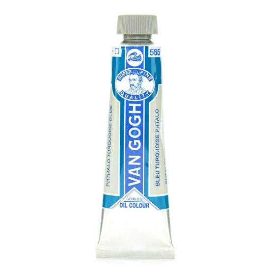 Picture of Van Gogh Oil Colors, 1.35 oz, Phthalo Turquoise Blue, Pack Of 2